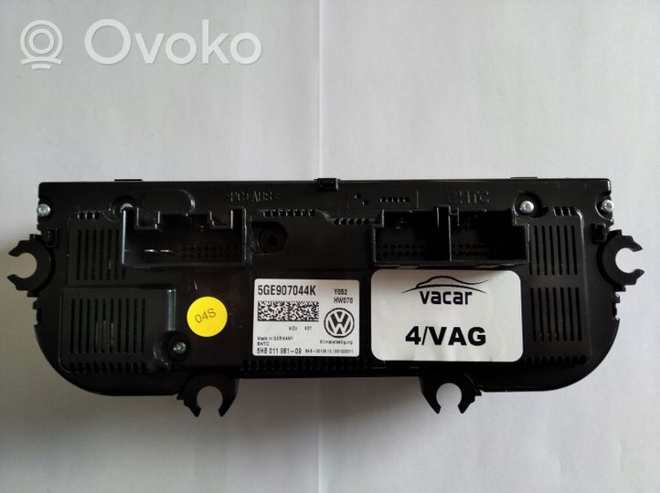 Volkswagen e-Golf Panel klimatyzacji 5GE907044K