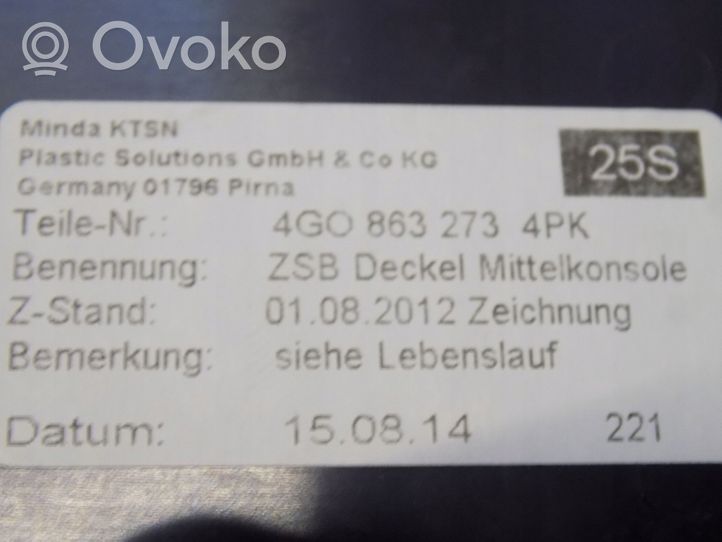 Audi A7 S7 4G Tuhkakuppi (edessä) 4G0863273