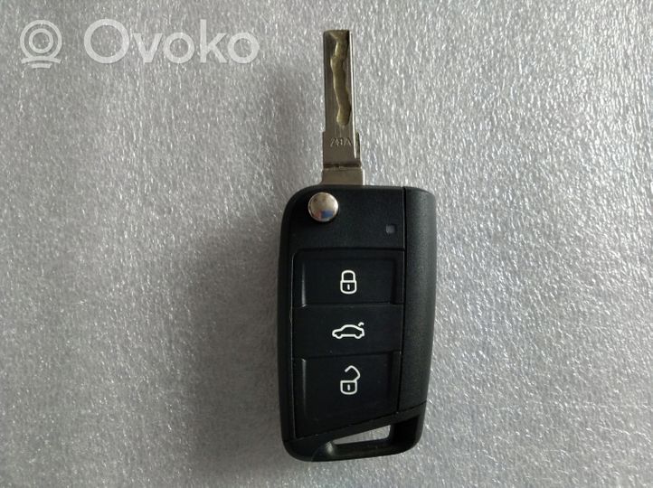 Volkswagen Golf VII Klucz / Karta zapłonu 5G0959752