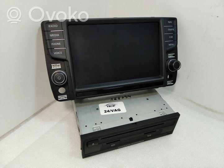 Volkswagen e-Golf Radio/CD/DVD/GPS-pääyksikkö 5G0035050A