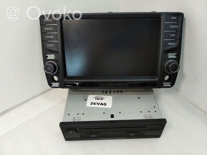 Volkswagen e-Golf Radio/CD/DVD/GPS-pääyksikkö 5G0035050A