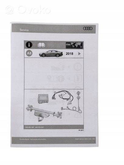 Audi A8 S8 D5 Vetokoukun ohjainlaite/moduuli 4M0907383F