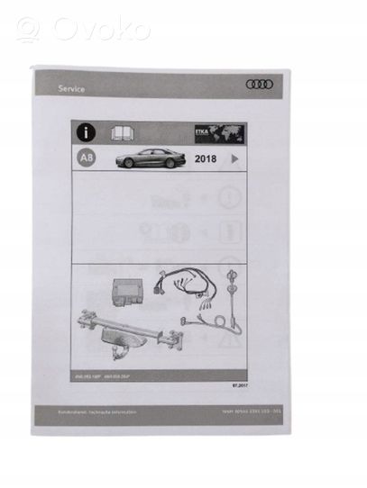 Audi A8 S8 D5 Sterownik / Moduł haka holowniczego 4M0907383F