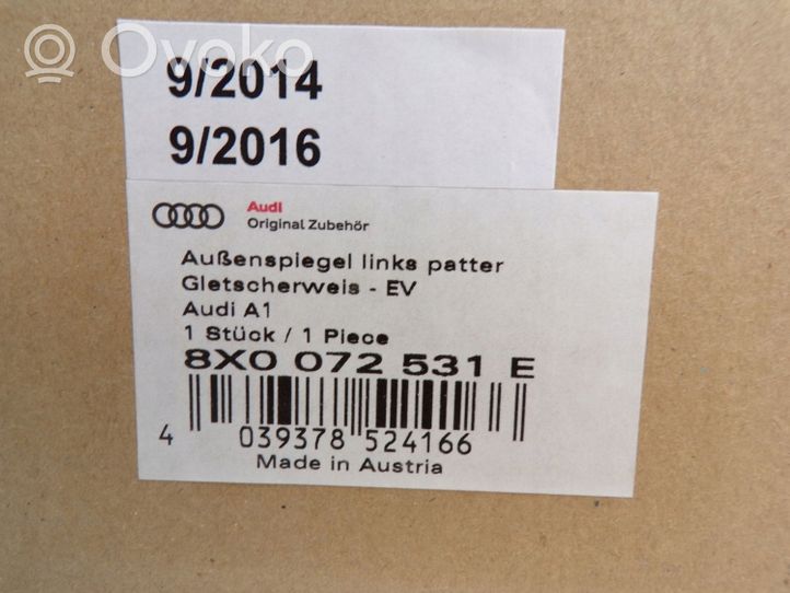 Audi A1 Copertura in plastica per specchietti retrovisori esterni 8X0072531E