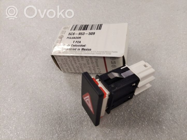 Volkswagen Jetta VI Hazard light switch 5C6953509