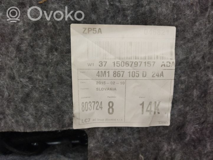 Audi Q7 4M Apmušimas priekinių durų (obšifke) 4M0867117B