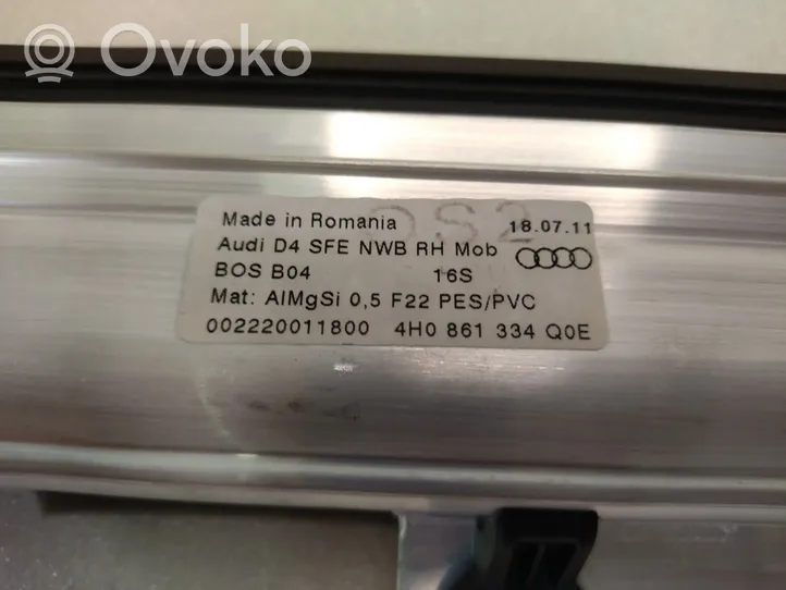 Audi A8 S8 D4 4H Zasłona / Roleta okna drzwi tylnych 4H0861334