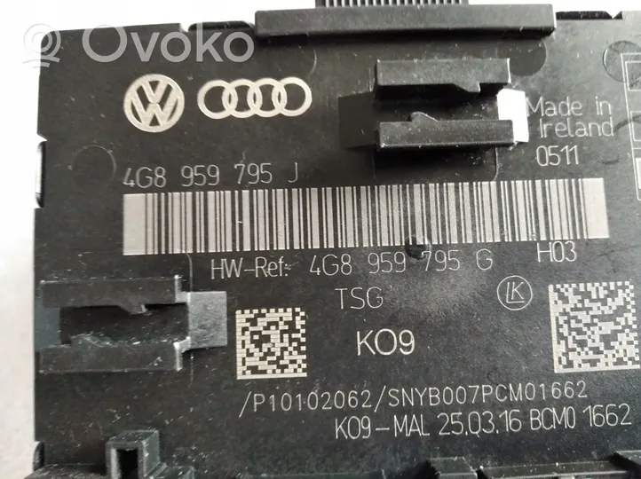 Audi A6 S6 C7 4G Modulo di controllo del corpo centrale 4G8959795J