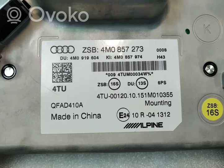 Audi Q7 4M Screen/display/small screen 4M0857273