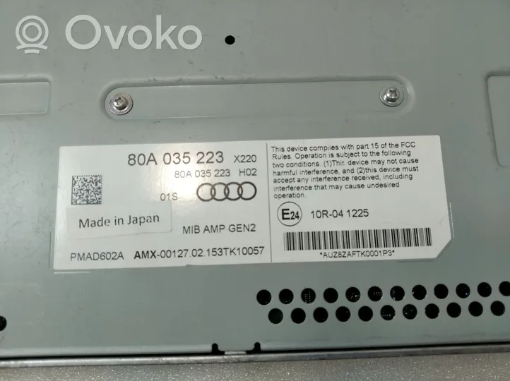 Audi Q5 SQ5 Wzmacniacz audio 80A035223