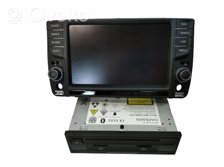 Volkswagen Golf VII Stacja multimedialna GPS / CD / DVD 3G0035043B