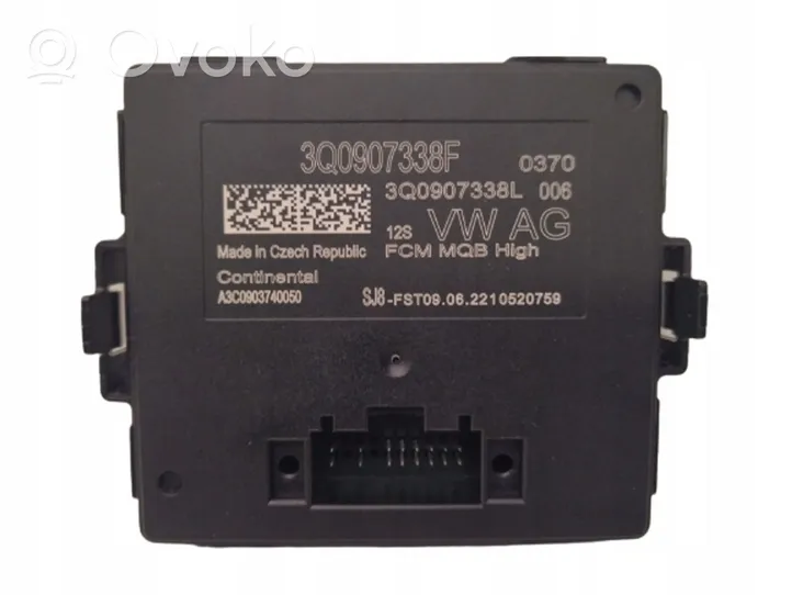 Volkswagen Arteon Gateway control module 3Q0907338F