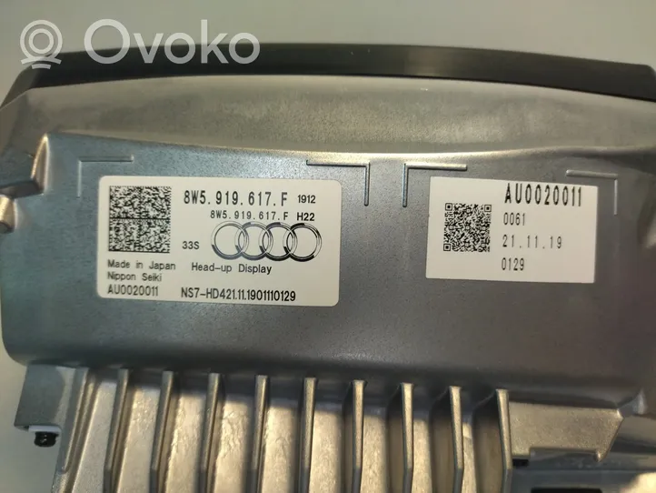 Audi A4 S4 B9 8W HUD-näyttö 8W5919617F