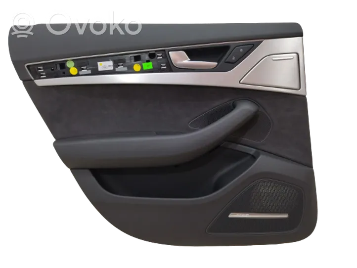 Audi A8 S8 D4 4H Dvidurio galinių vietų šoninis apdailos skydas 4H0868067