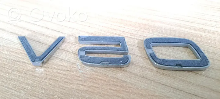 Volvo V50 Manufacturers badge/model letters 