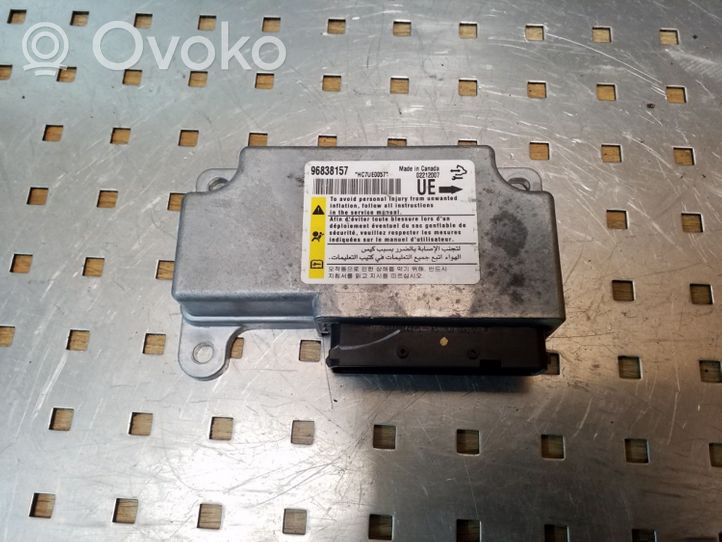 Opel Antara Module de contrôle airbag 96838157