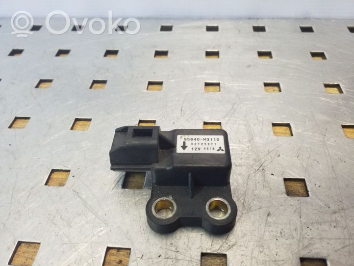 Hyundai Terracan Sensor impacto/accidente para activar Airbag 95640M3110