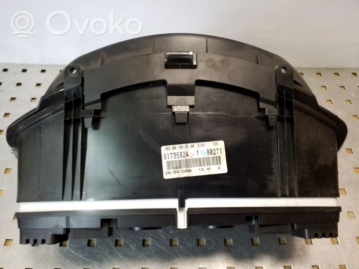 Fiat Croma Tachimetro (quadro strumenti) 51735924