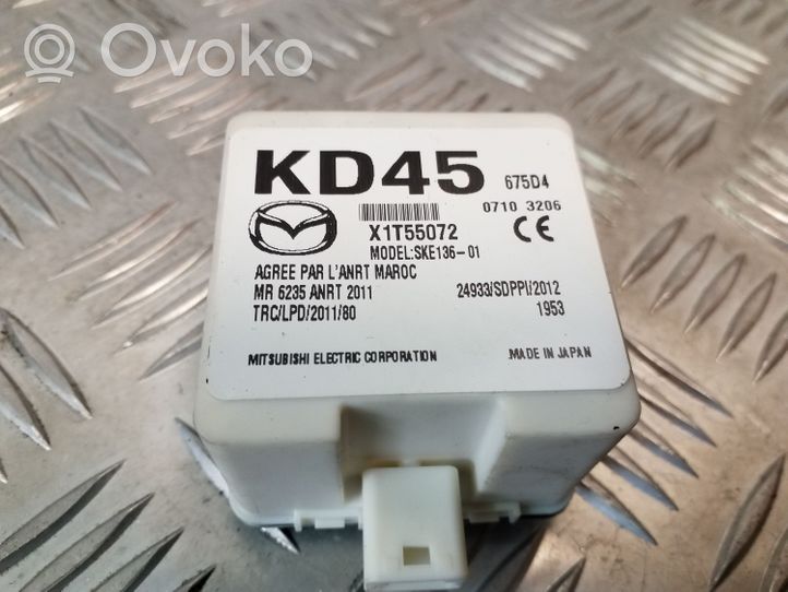 Mazda 6 Module unité de contrôle d'antenne KD45675D4