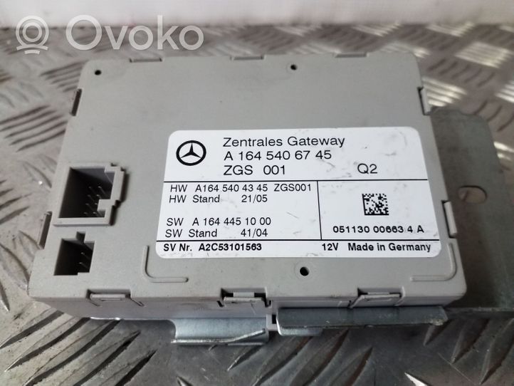 Mercedes-Benz R W251 Oven keskuslukituksen ohjausyksikön moduuli A1645406745