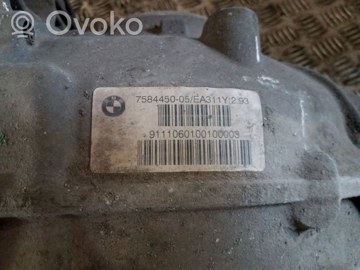 BMW 5 F10 F11 Mechanizm różnicowy tylny / Dyferencjał 7584450