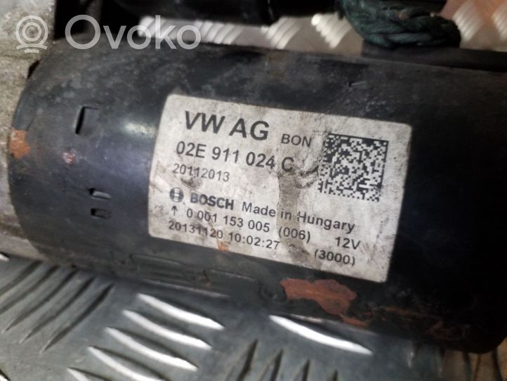 Volkswagen Sharan Starter motor 02E911024C