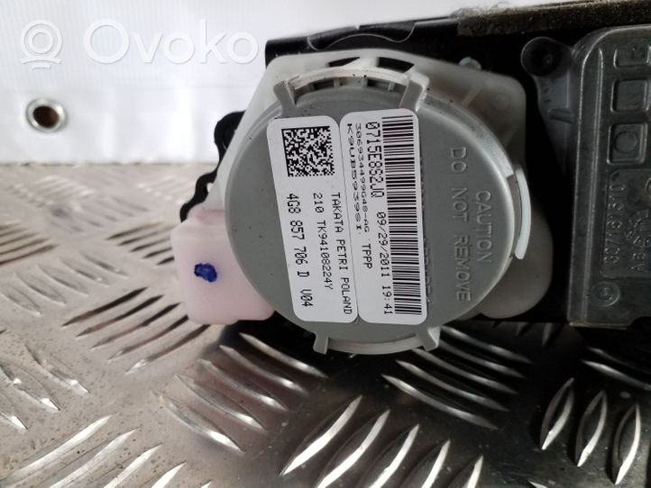 Audi A6 C7 Pas bezpieczeństwa fotela przedniego 4G8857706D