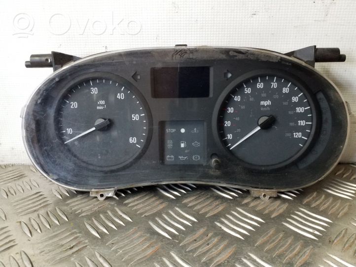 Opel Vivaro Compteur de vitesse tableau de bord P8200390136