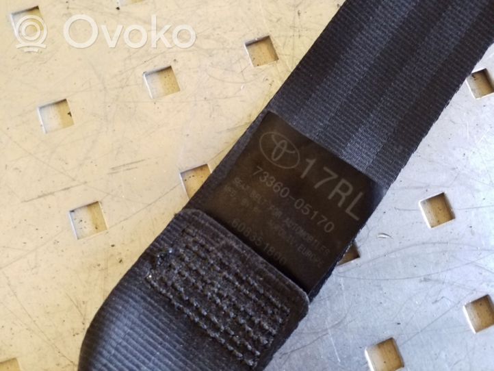 Toyota Avensis T270 Rear seatbelt 7336005170