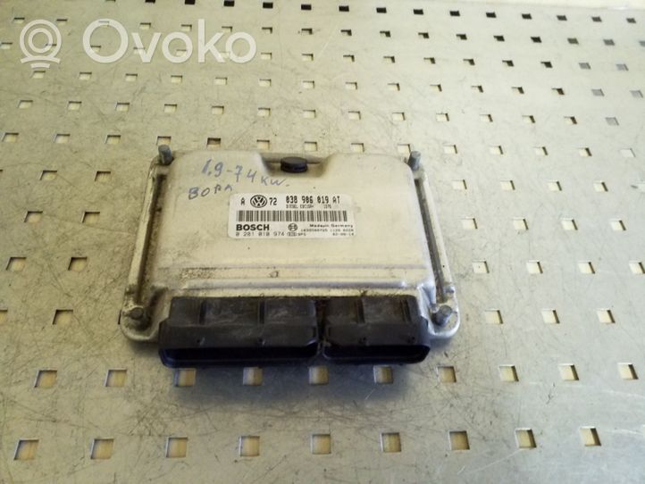 Volkswagen Bora Calculateur moteur ECU 038906019AT