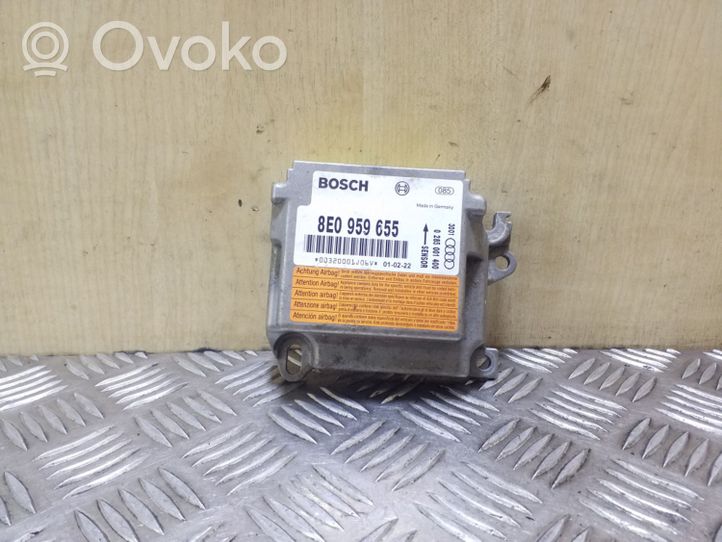 Audi A4 S4 B6 8E 8H Sterownik / Moduł Airbag 8E0959655