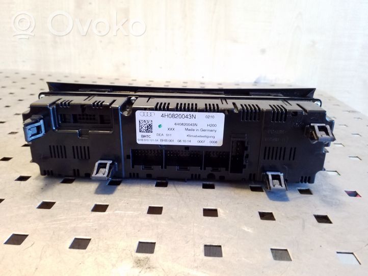 Audi A8 S8 D4 4H Climate control unit 4H0820043N