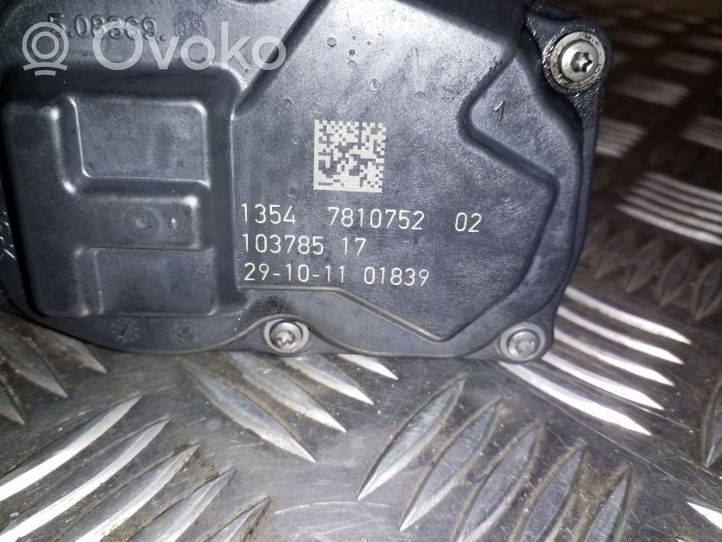 BMW 5 F10 F11 Clapet d'étranglement 13547810752