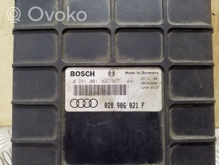 Audi A4 S4 B5 8D Calculateur moteur ECU 0281001366