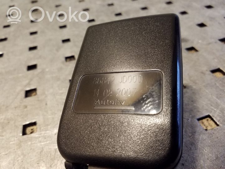 Nissan Qashqai Boucle de ceinture de sécurité avant 86842JD000