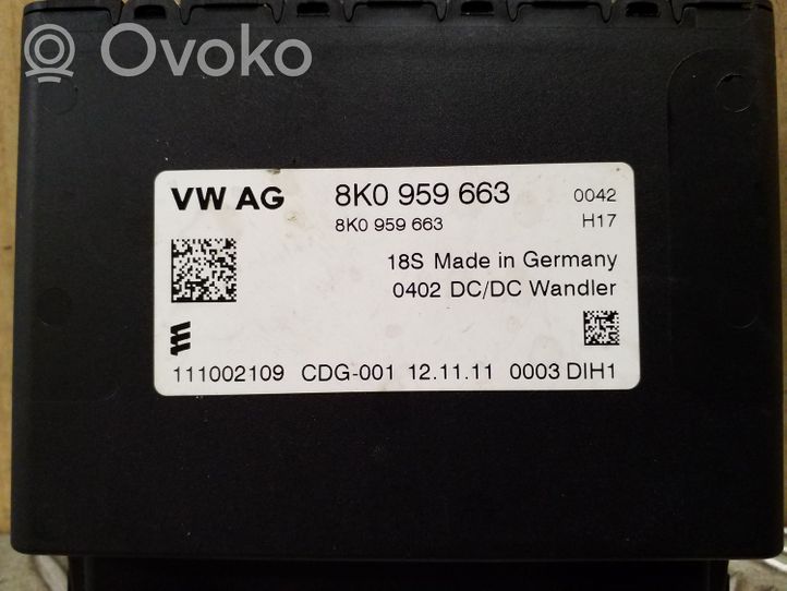 Audi Q5 SQ5 Maitinimo valdymo blokas 8K0959663