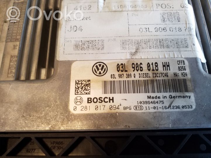 Volkswagen Sharan Sterownik / Moduł ECU 03L906018HH