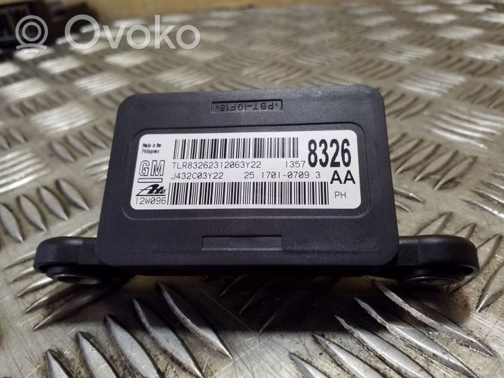 Chevrolet Orlando ESP acceleration yaw rate sensor 13578326