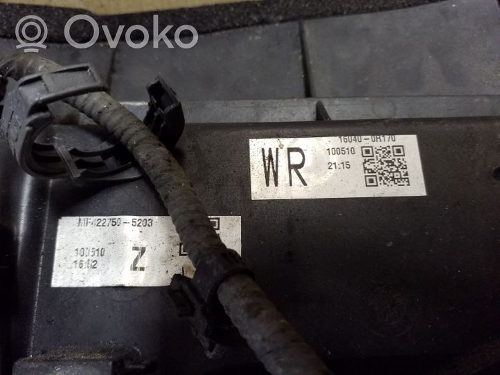 Toyota Avensis T270 Aro de refuerzo del ventilador del radiador 160400R170