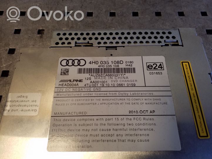 Audi A6 C7 CD/DVD-vaihdin 4H0035108D