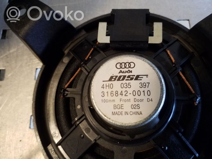 Audi A8 S8 D4 4H Garso sistemos komplektas 4H0035297