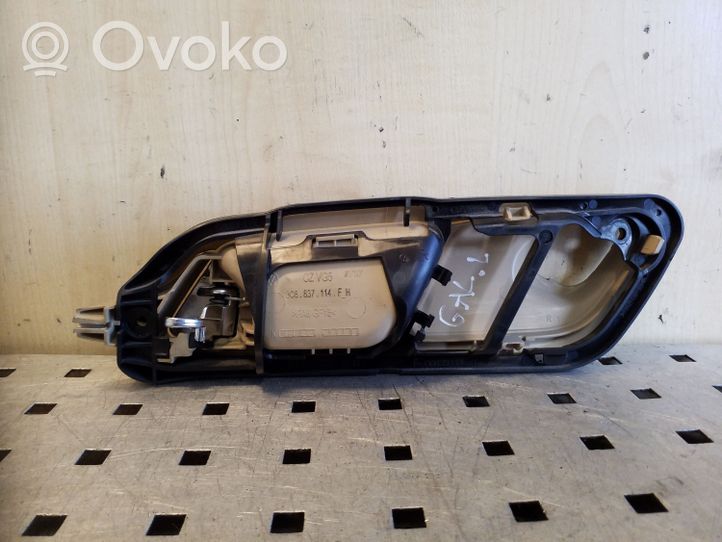 Volkswagen PASSAT CC Klamka wewnętrzna drzwi tylnych 3C8837114