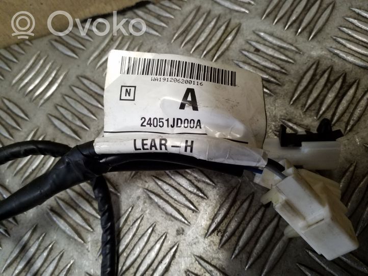 Nissan Qashqai Tailgate/trunk wiring harness 24051JD00A