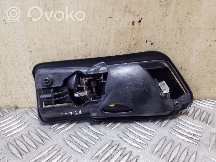 Volkswagen Tiguan Klamka wewnętrzna drzwi przednich 5N0837197