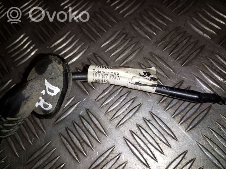 Skoda Yeti (5L) Przewód przedniego czujnika ABS 1K0927903N