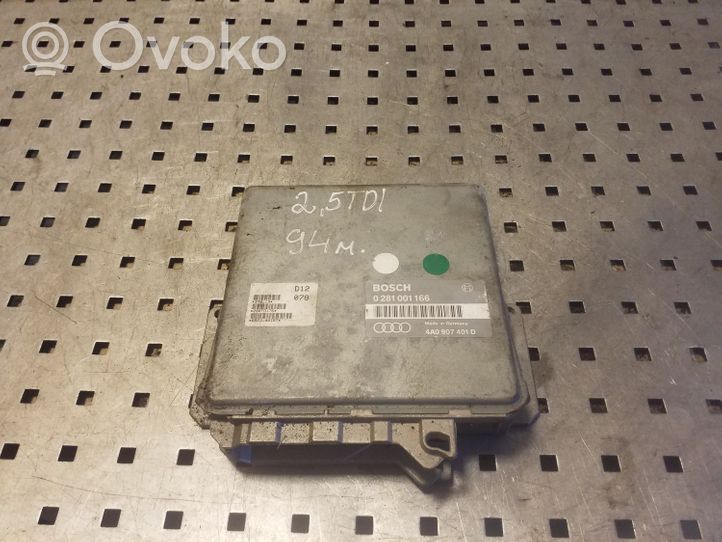 Audi 100 S4 C4 Sterownik / Moduł ECU 4A0907401D