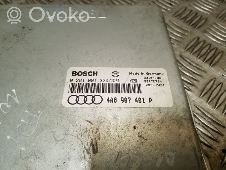 Audi A6 S6 C4 4A Calculateur moteur ECU 4A0907401P