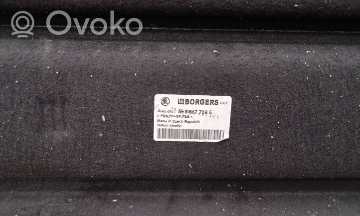 Skoda Octavia Mk3 (5E) Grilles/couvercle de haut-parleur arrière 5E5867769E