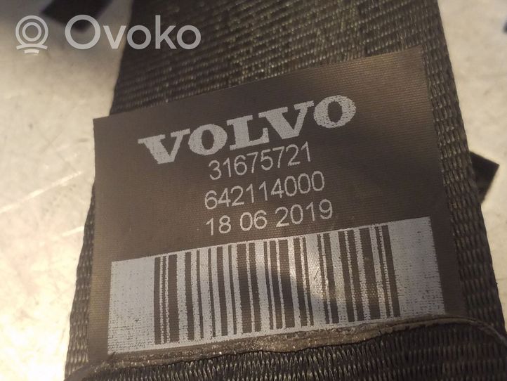 Volvo XC90 Cintura di sicurezza posteriore 31675721
