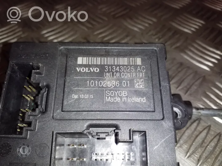 Volvo XC70 Durų elektronikos valdymo blokas 31343025AC
